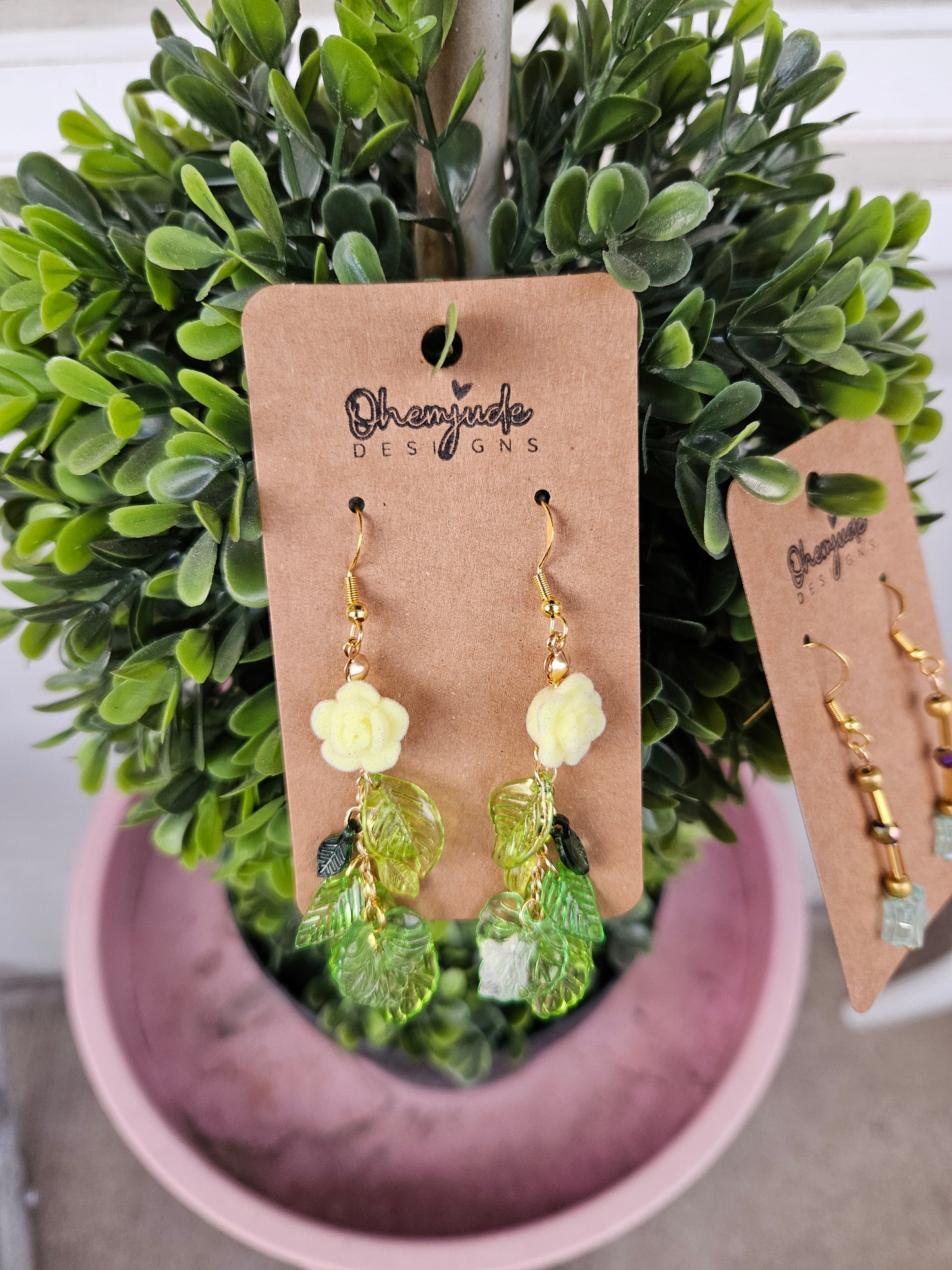Rose Waterfall Dangles