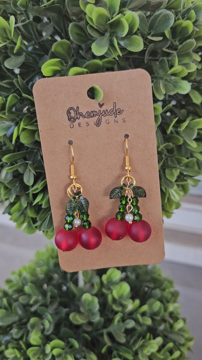 Cherry Dangle Earrings