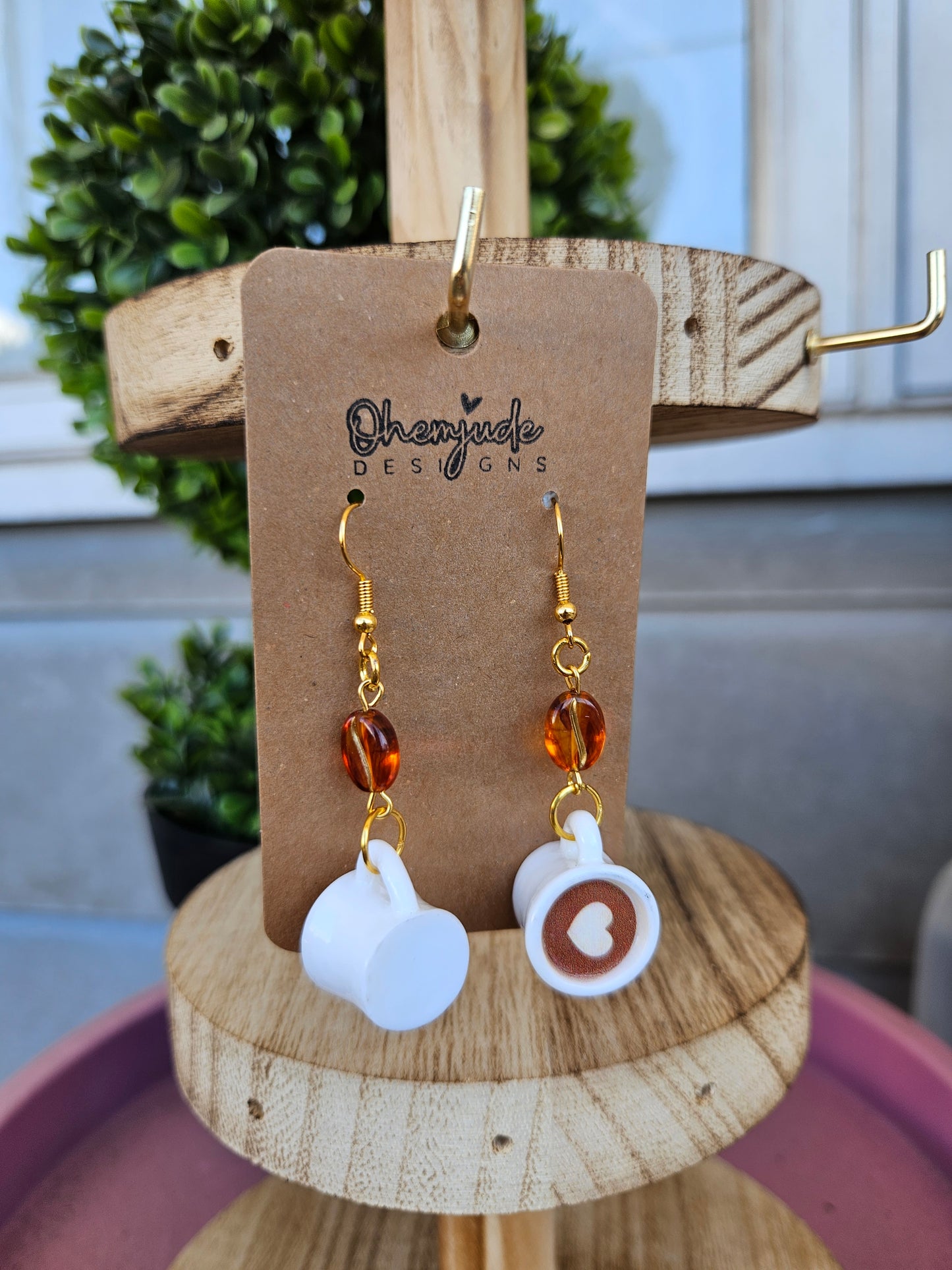 Morning Coffee Earrings Style 1