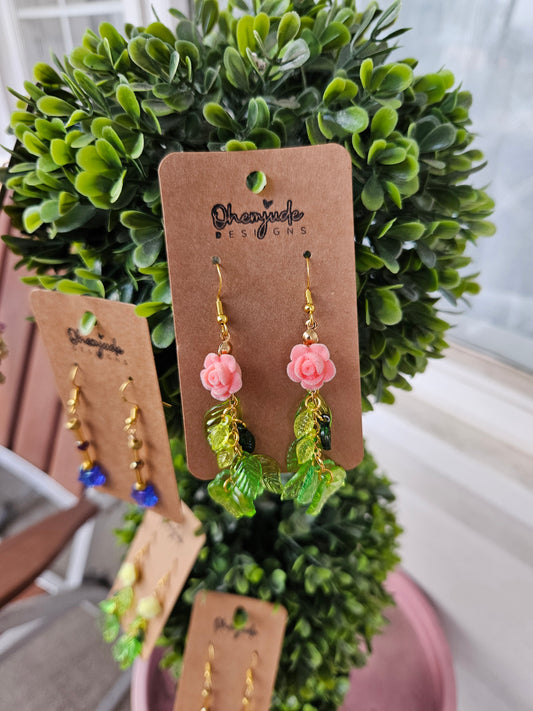 Rose Waterfall Dangles