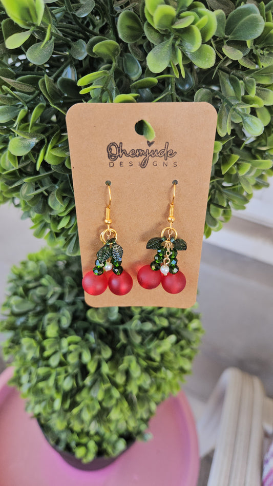 Cherry Dangle Earrings